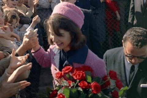 JACKIE WITH ROSES