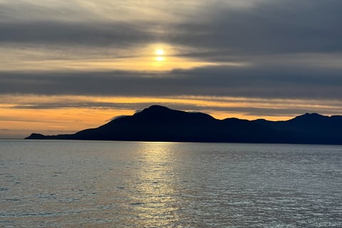 Sunset on an Alaskan Cruise