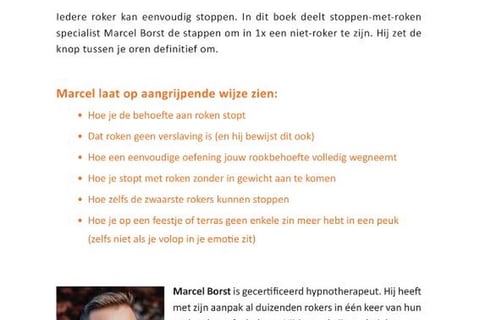 achterzijde van het boek ik stop wel , in 1 keer stoppen met roken