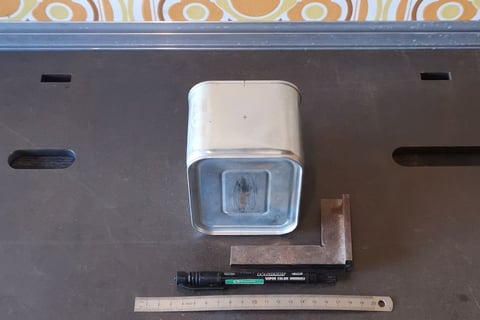 Etape du traçage DIY luminaire