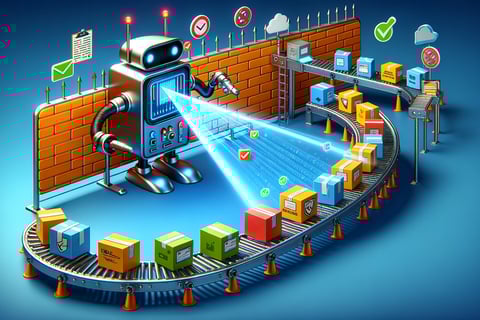 Firewall inspecting packets