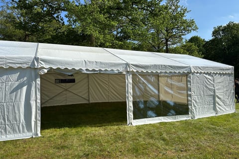 Outdoor Marquee Setup