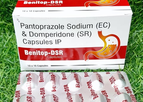 Pantoprazole Sodium (EC) & Domperidone (SR) Capsules IP (Benitop-DSR)