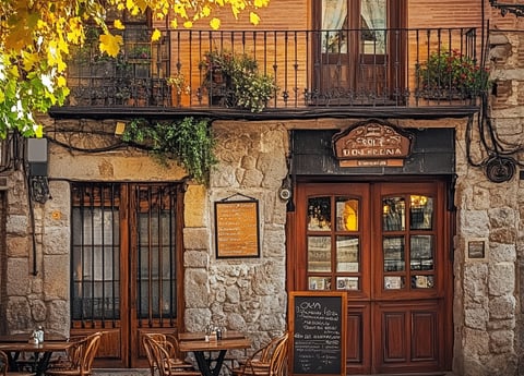 Fachada de un restaurante que tiene opciones sin gluten en su carta