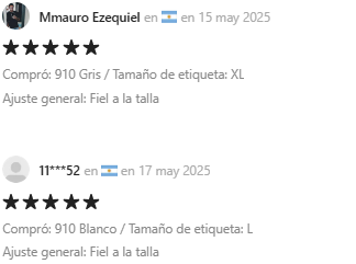 Testimonios reales de usuarios argentinos que compraron prendas de vestir en Temu y les gusto.