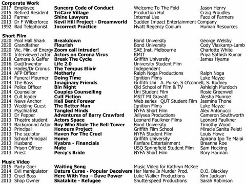 Tap to download my Acting Resume in PDF