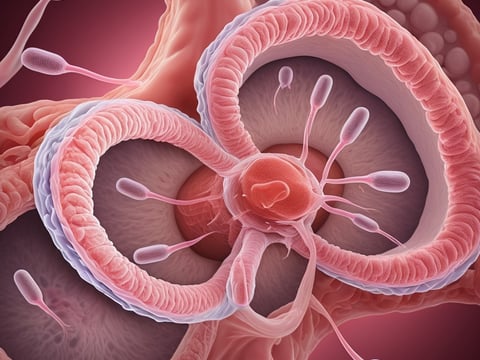 Parcours du spermatozoïde vers l'ovule