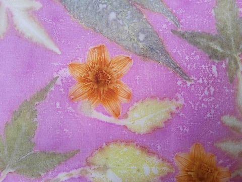 Botanical Print Flowers & Leaves