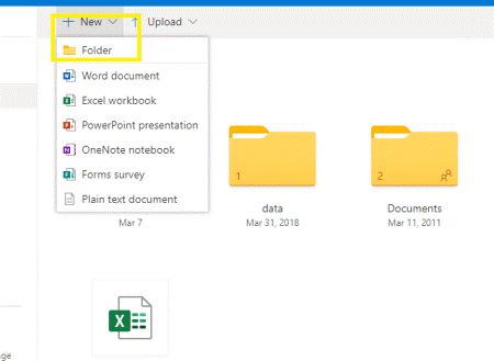 a folder folder containing a file folder and a folder folder