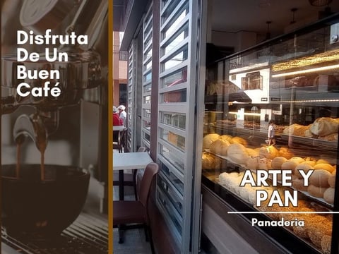 disfruta de un buen café y un buen pan