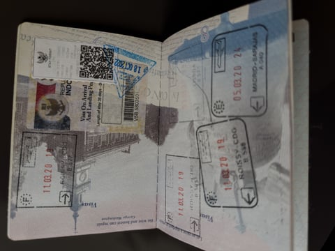 Collecting stamps from around the world