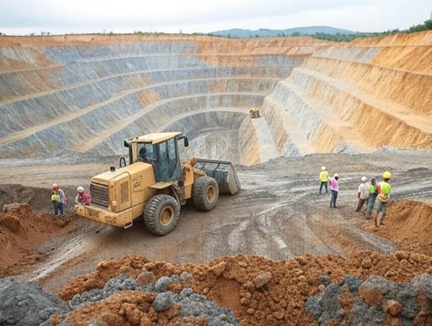 kaolin clay mine