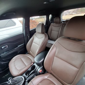 Interior Detailing Image “Deep interior car detailing with steam cleaning and vacuuming of seats"