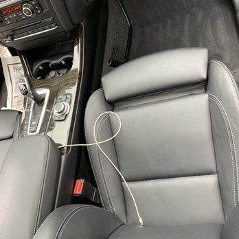 Interior Detailing Image “Deep interior car detailing with steam cleaning and vacuuming of seats"