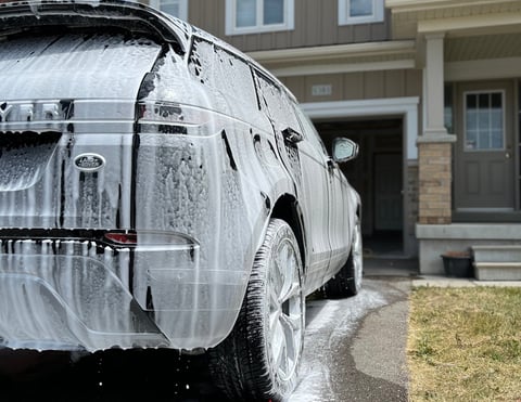 Exterior Detailing Image “Professional mobile car detailing service washing and waxing"