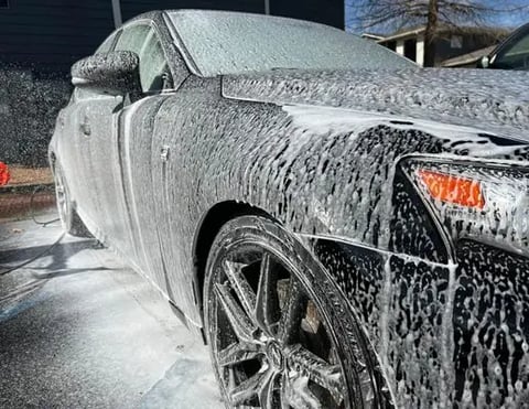 Exterior Detailing Image “Professional mobile car detailing service washing and waxing"