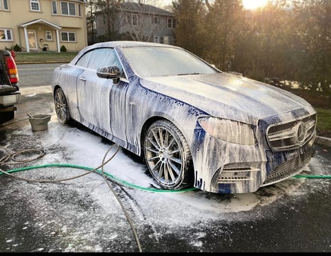 Exterior Detailing Image “Professional mobile car detailing service washing and waxing"