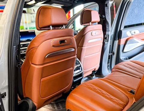 Interior Detailing Image “Deep interior car detailing with steam cleaning and vacuuming of seats"