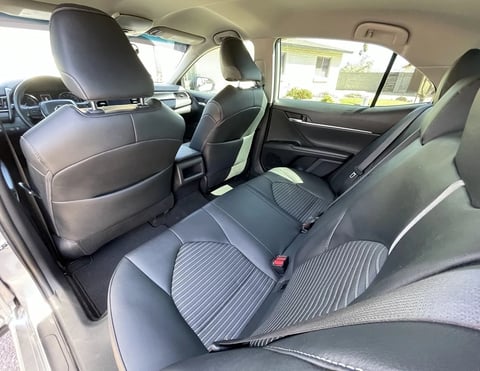 Interior Detailing Image “Deep interior car detailing with steam cleaning and vacuuming of seats"