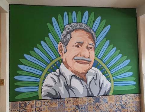 Mural para restaurante