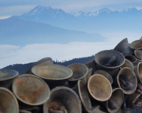 hiking, trekking, nepal, himalayas, sailung, kalinchowk, temple, shailung, kathmandu, nature