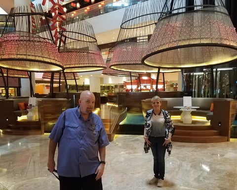 Lady and The Pirate at the Pan Pacific Hotel in Singapore