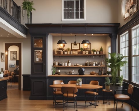 Bright living room with modern inventory