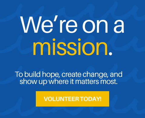 Volunteer, change the world with what you have. The Caring Star Foundation.