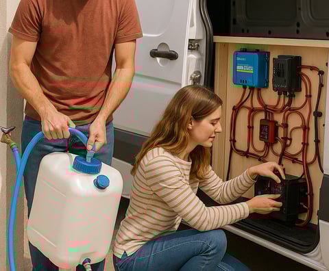 maintenance du van