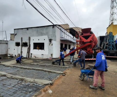 Serviço de concretagem em Marabá