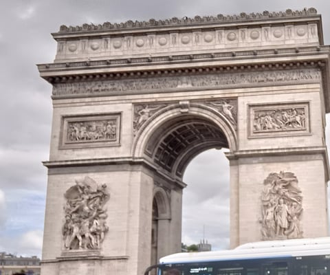 Arc de tiomphe Paris France