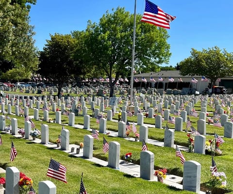 Little Arlington for vets at Tracy CA cemetary