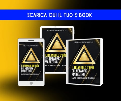 Copertina guida “Il Triangolo d’Oro del Network Marketing” – PDF scaricabile gratuito