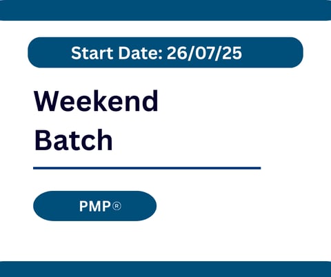 PMP Upcoming Weekend Bootcamp