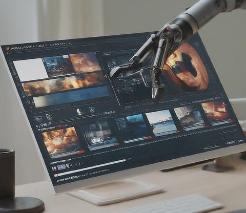 Video editing with AI