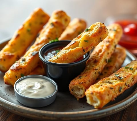 keto garlic breadsticks