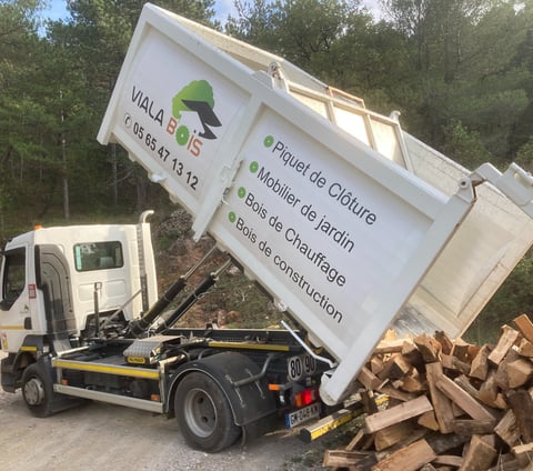 Our delivery of wood.