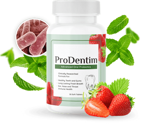 a bottle of prodentim advanced oral probiotics