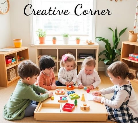 Bunch of kids playing together