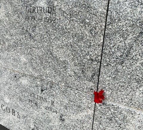 Grave of Gertrude Falk
