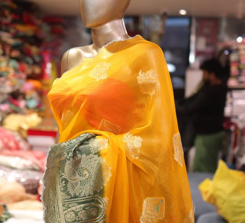 Buy handcrafted Banarasi saree online