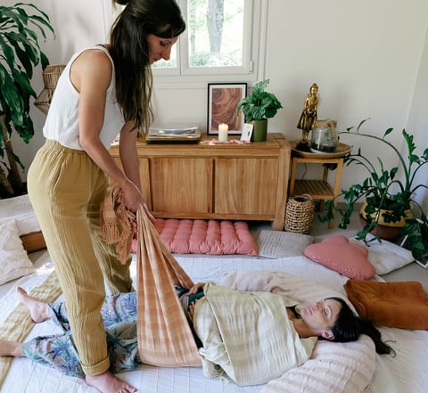Soin rebozo de la femme