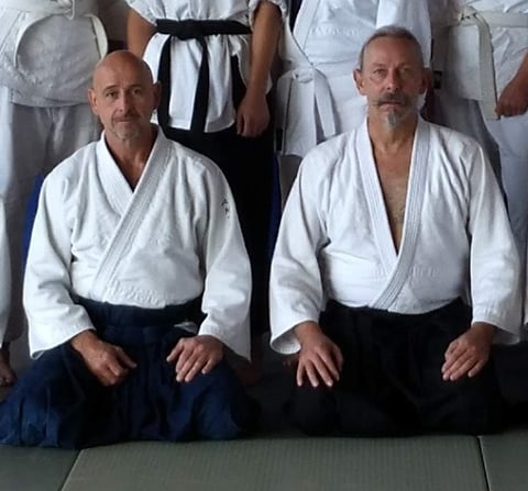 Bernd Enders mit Jirka Dell'Oro Friedl Sensei