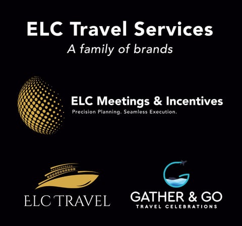 ELC Travel Services Umbrella of Brands - ELC Meetings & Incentives, ELC Travel, & Gather & Go Travel