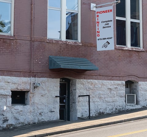 Thompson Printing original business location