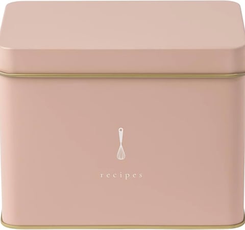 pink recipes box