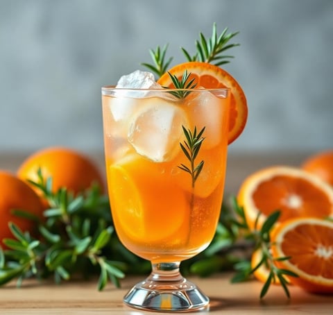 Tangerine Rosemary Cooler
