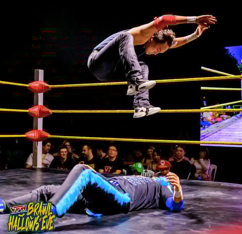 Jimmy AG stomping on Xumin Long