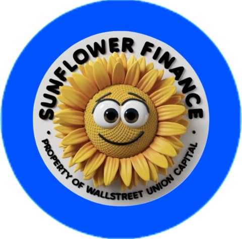 a sunflower with eyes and eyes closed, with a smiley face