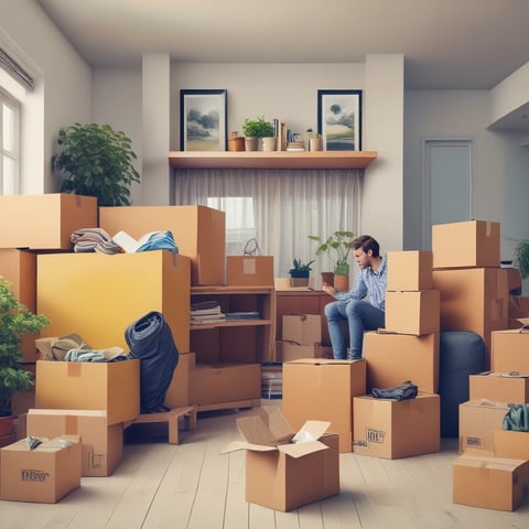 Bright living room with modern inventory